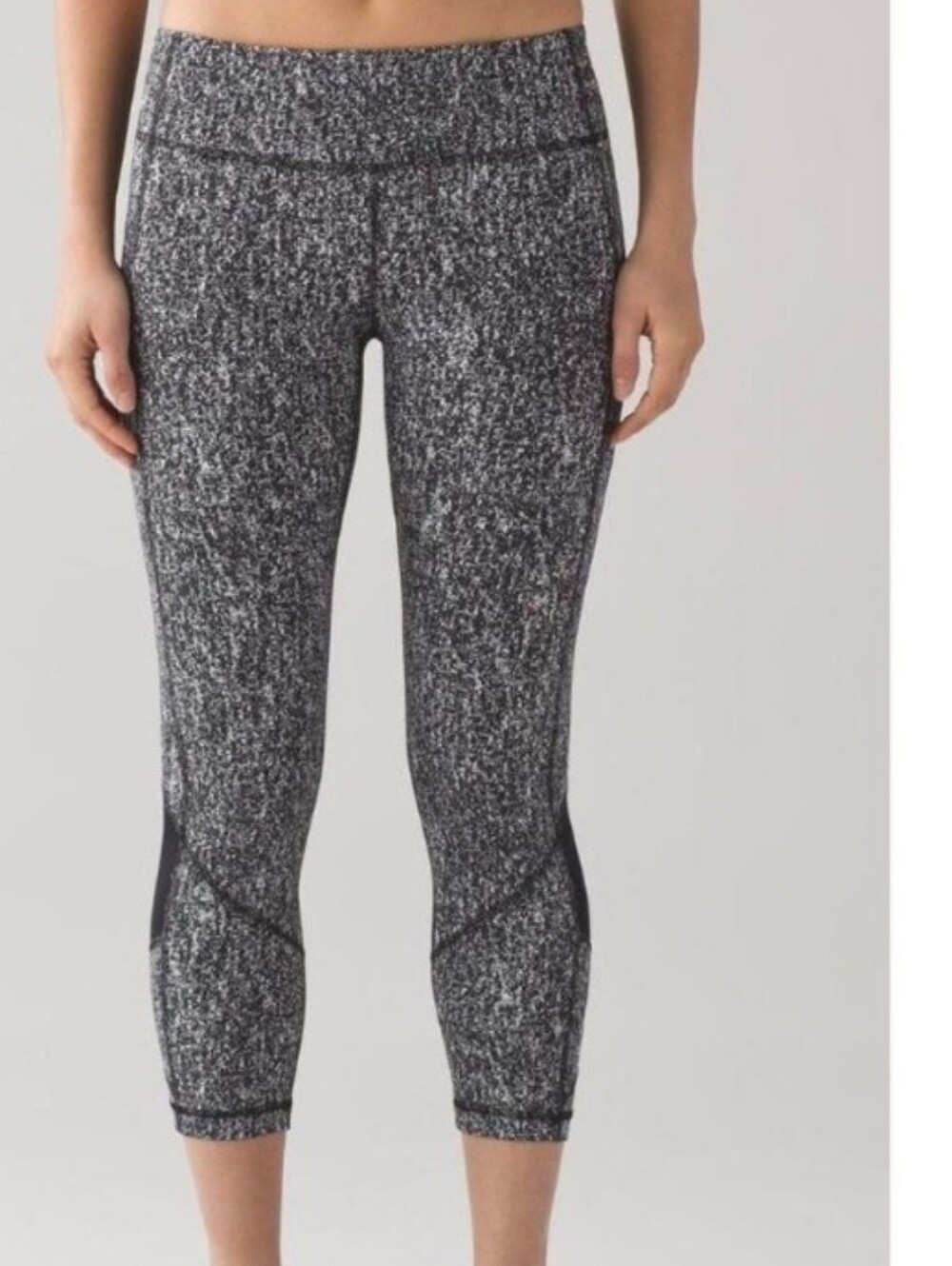 Lululemon Black and White Patterned Leggings